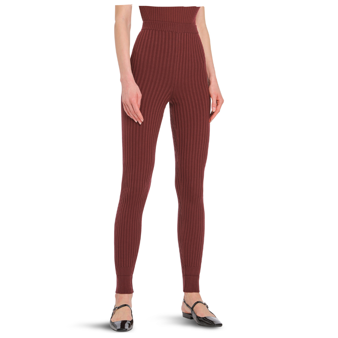 MERINO RIB LEGGING