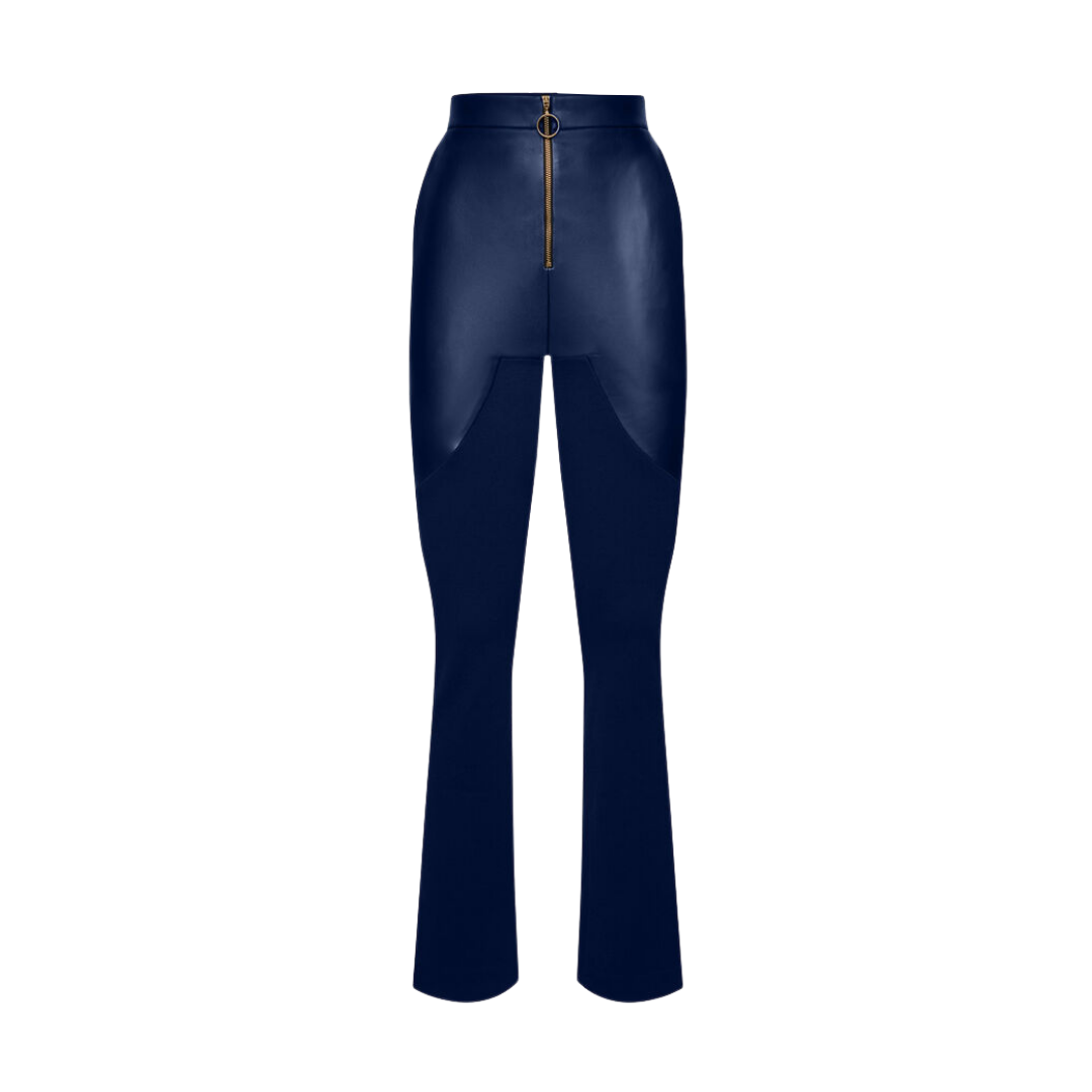 VEGAN BODY LINES TROUSERS navy 52944 5452