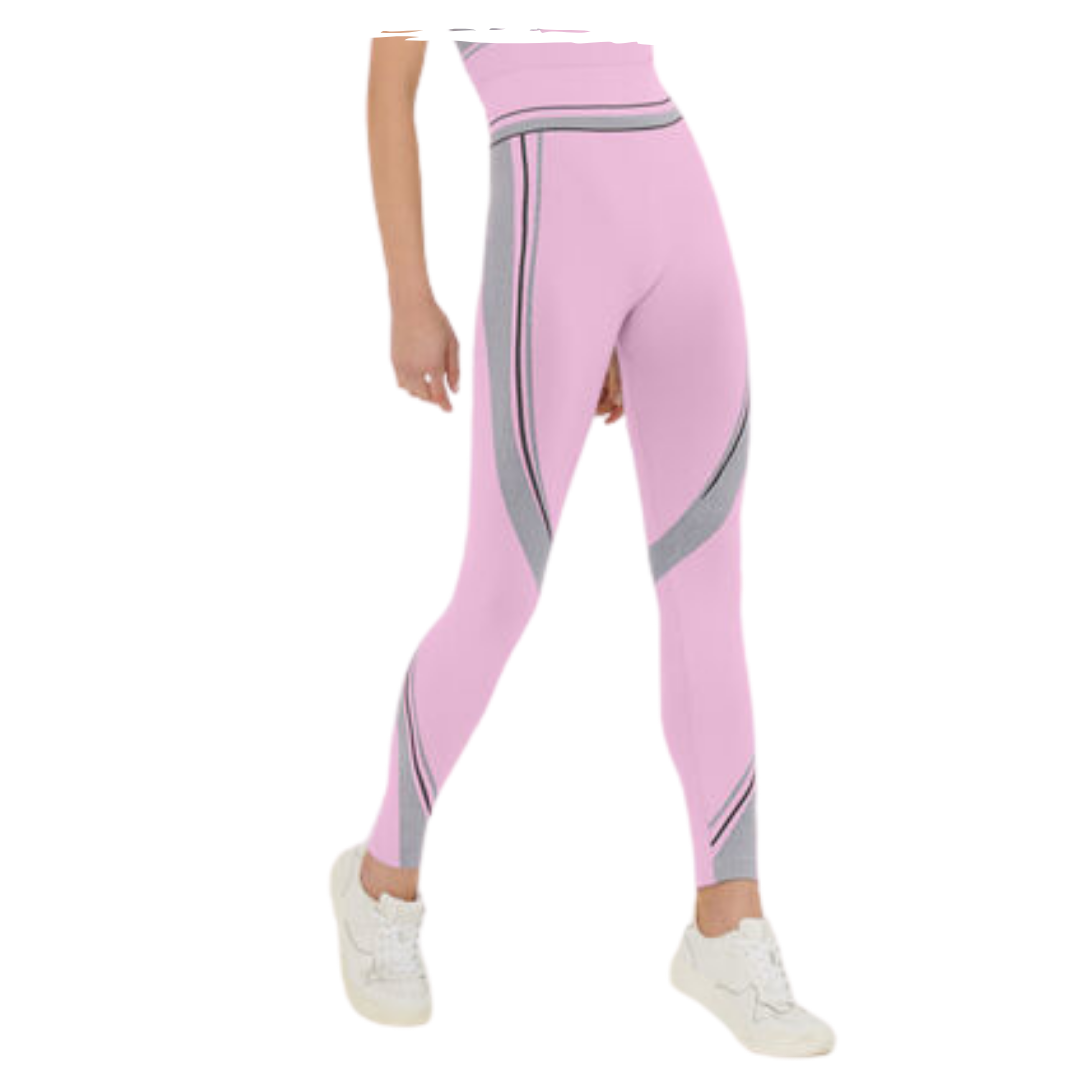 SHAPING STRIPES LEGGINGS  pink 17073 9900