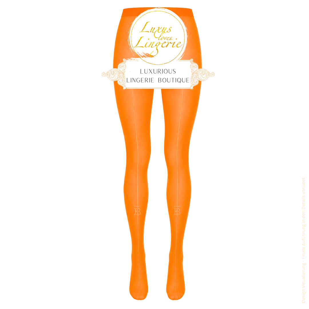MONOGRAM MOTIF SEAMED TIGHTS