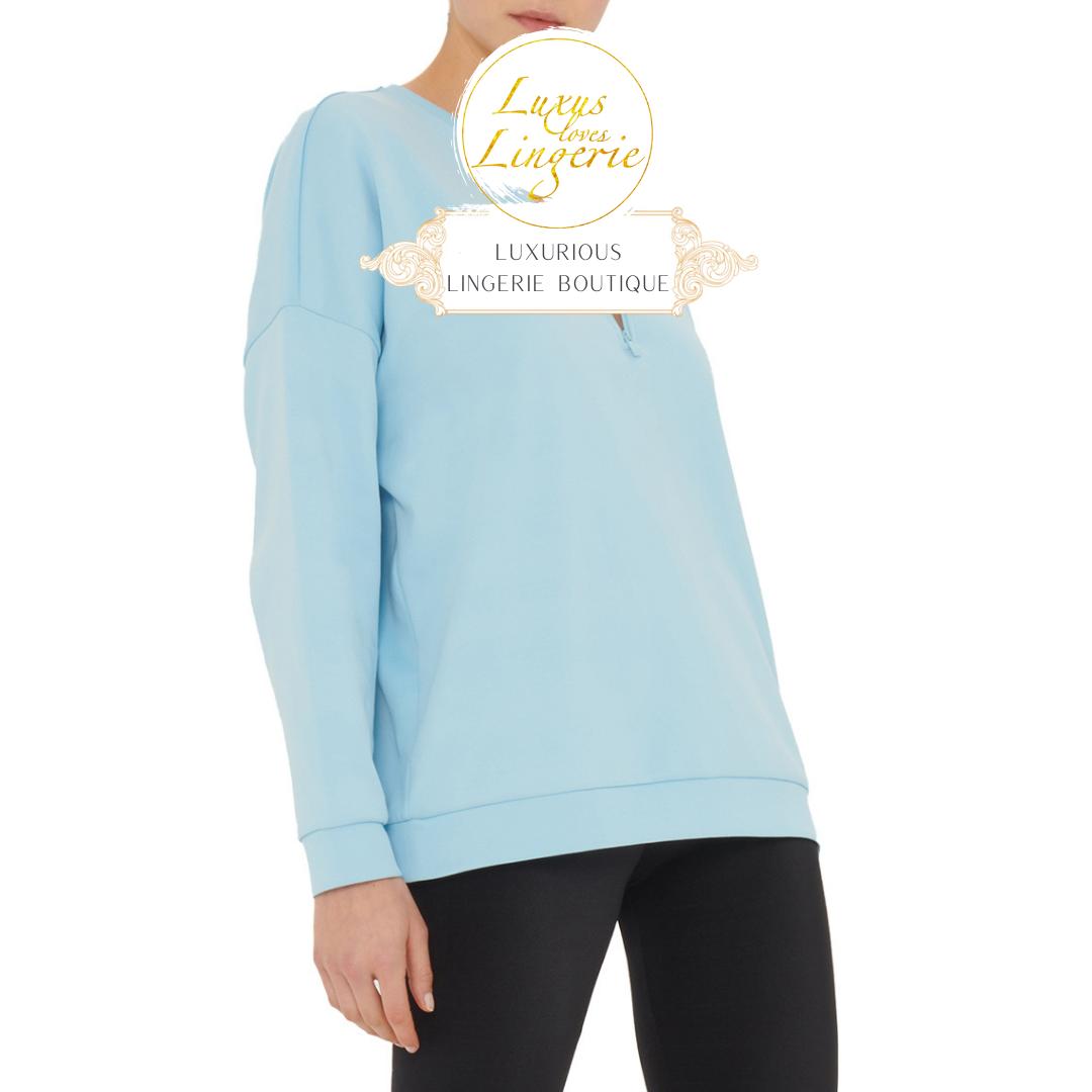 SWEATER TOP LONGSLEEVES light aquamarine 53153 5673