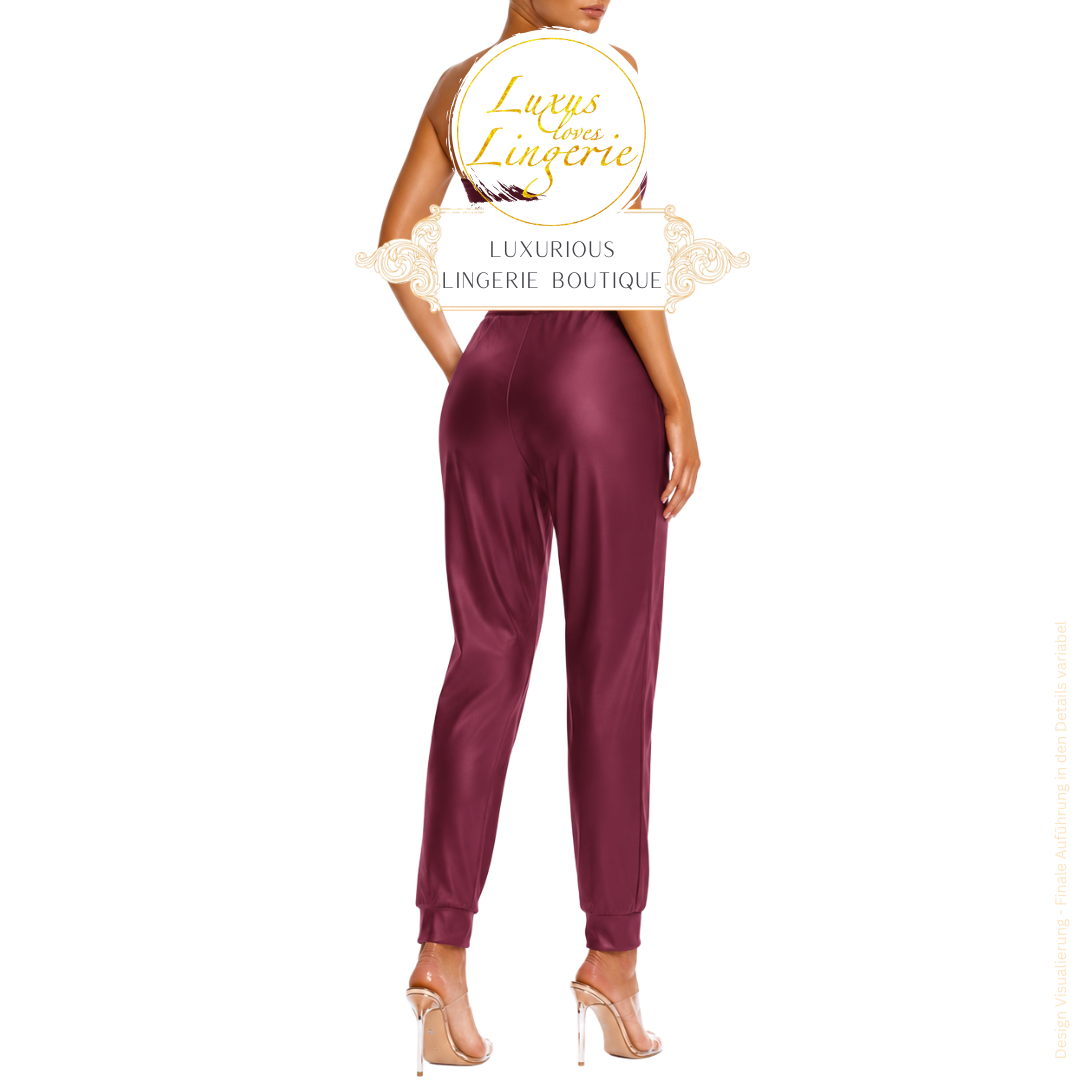 VEGAN LEATHER TROUSERS