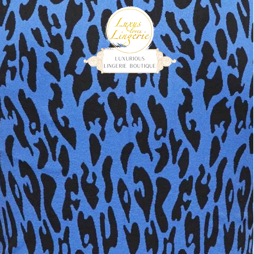 LEO LEGGINGS dazling blue black 16020 9781