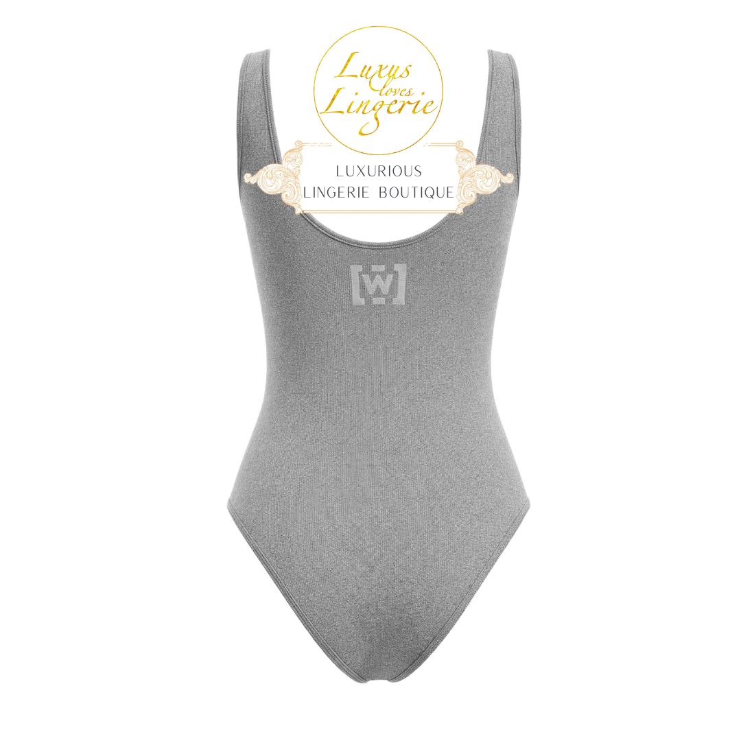 W ATHLEISURE BODYSUIT grey melange