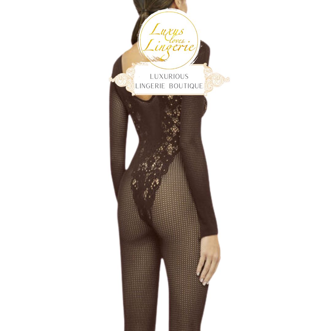 BUTTERFLY NET JUMPSUIT umber 52981 4850