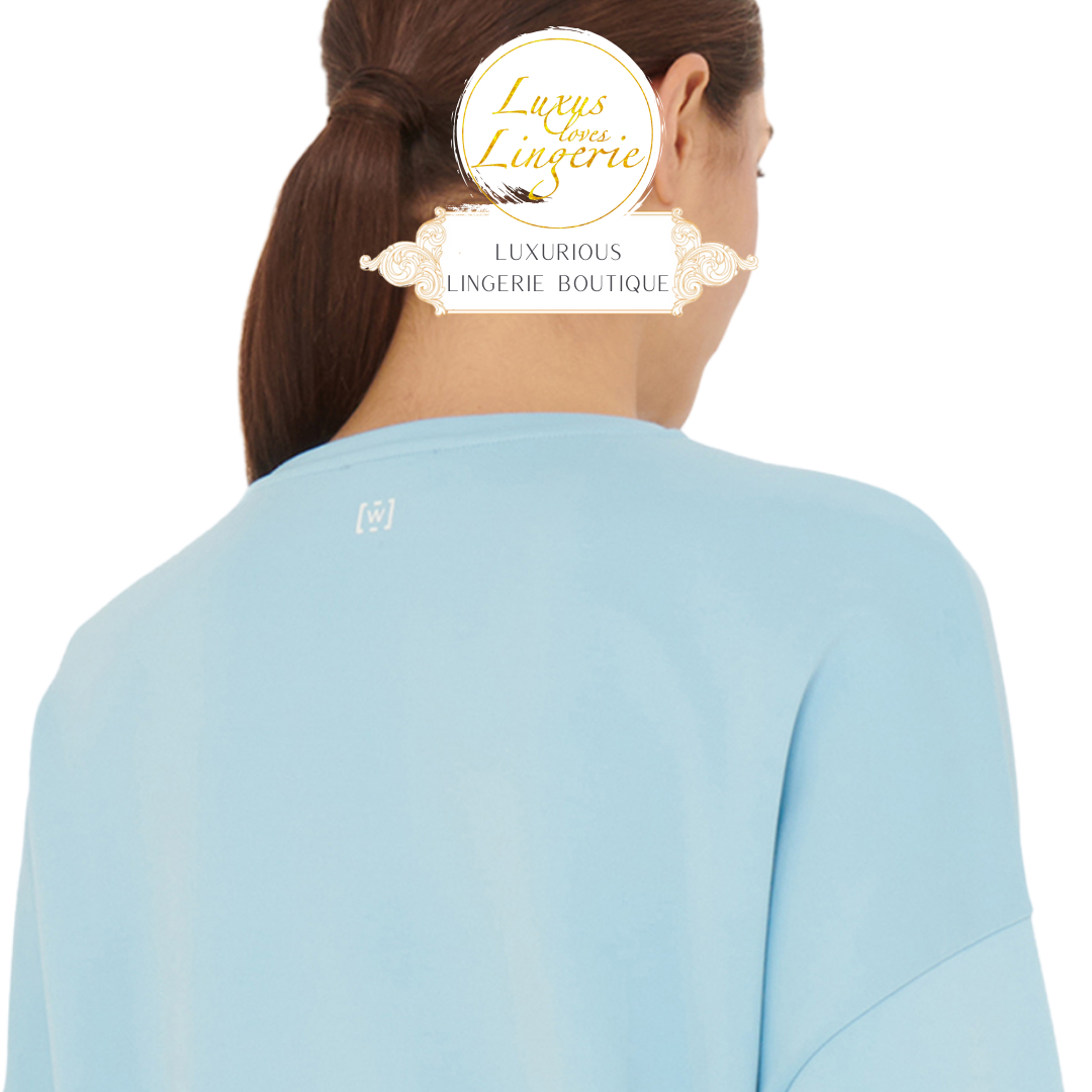 SWEATER TOP LONGSLEEVES light aquamarine 53153 5673