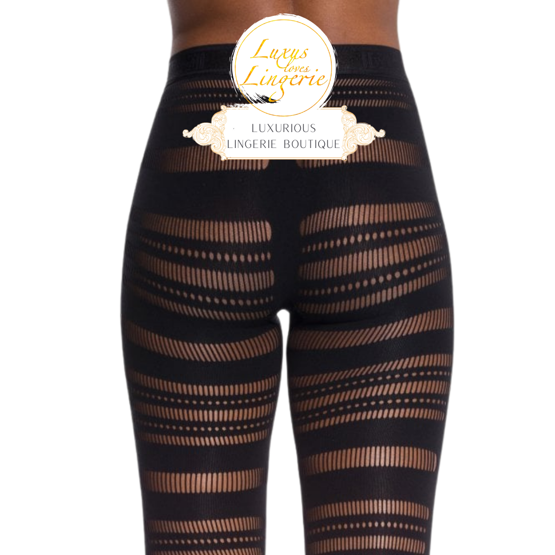 LACING NET TIGHTS