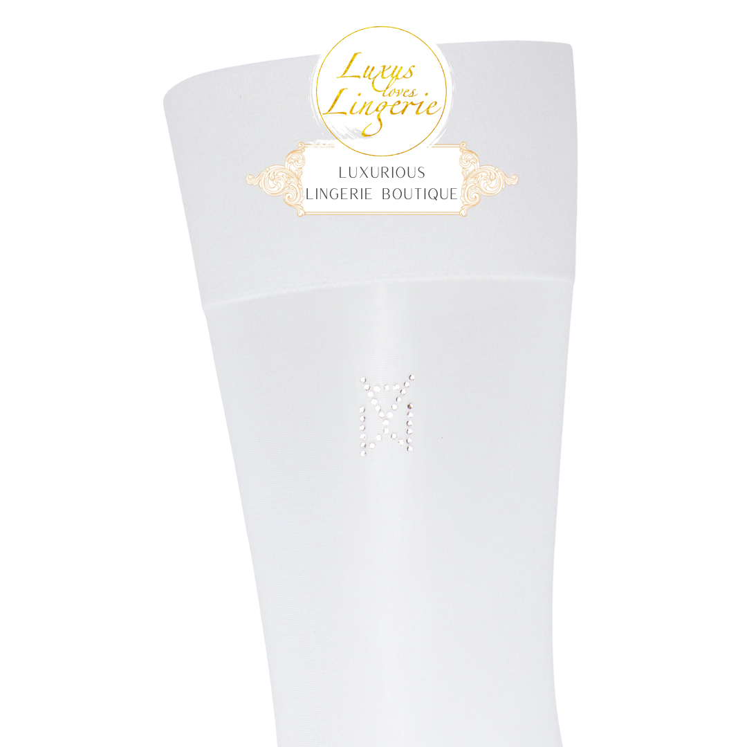 LONG CRYSTAL LOGO SOCKS