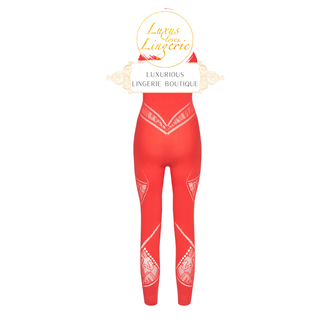 SPORTY LOGO NET JUMPSUIT